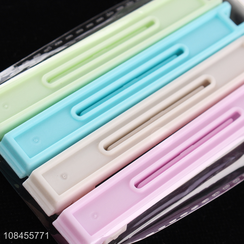 Most popular plastic bread snack sealing bag clips for food