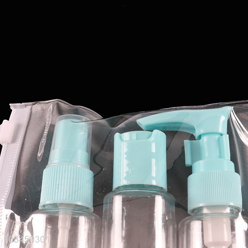 Best selling portable travel sub bottles kit for toiletries