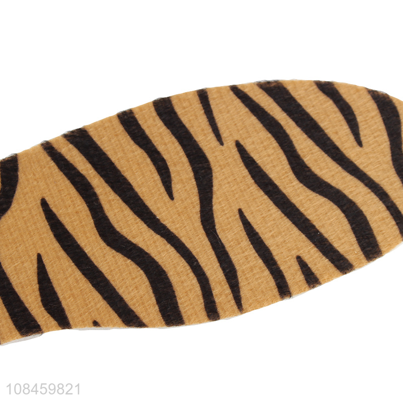 Factory supply zebra print latex shoe insoles sweat absorption shoe insoles