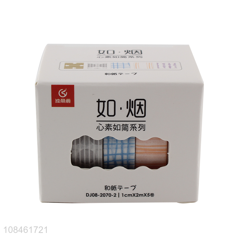 Yiwu wholesale simple hand account paper adhesive tapes