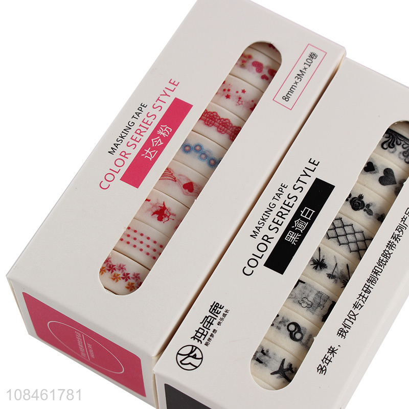 China wholesale color paper hand account adhesive tapes