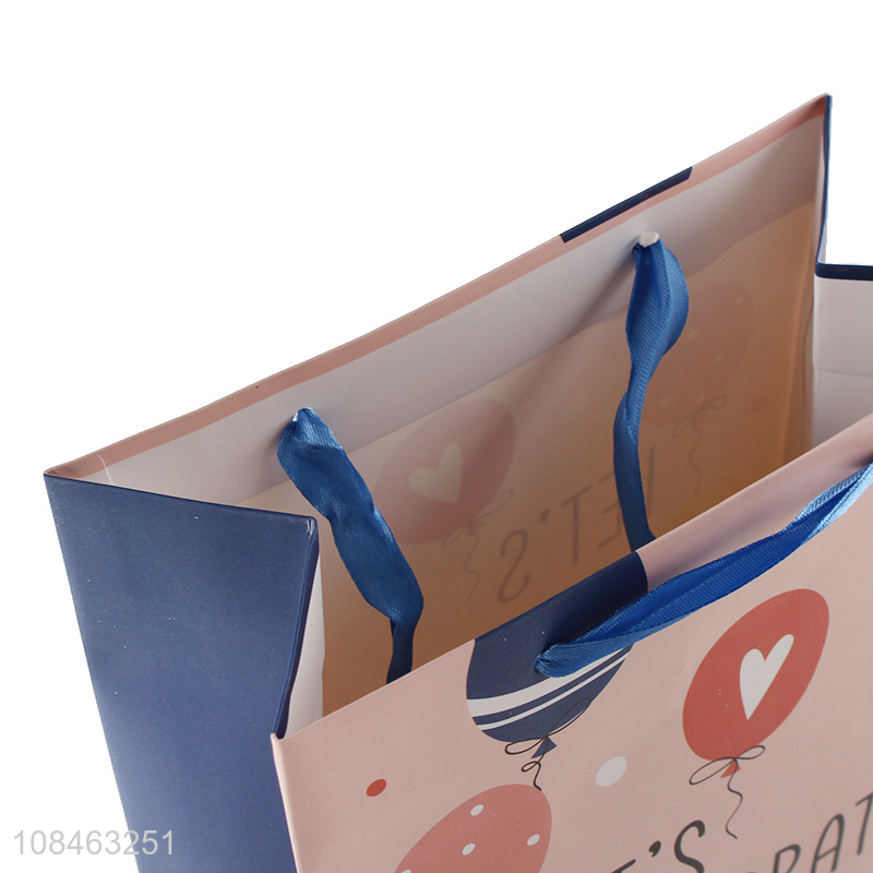 New style printed paper shopping bag gifts packaging bag for sale