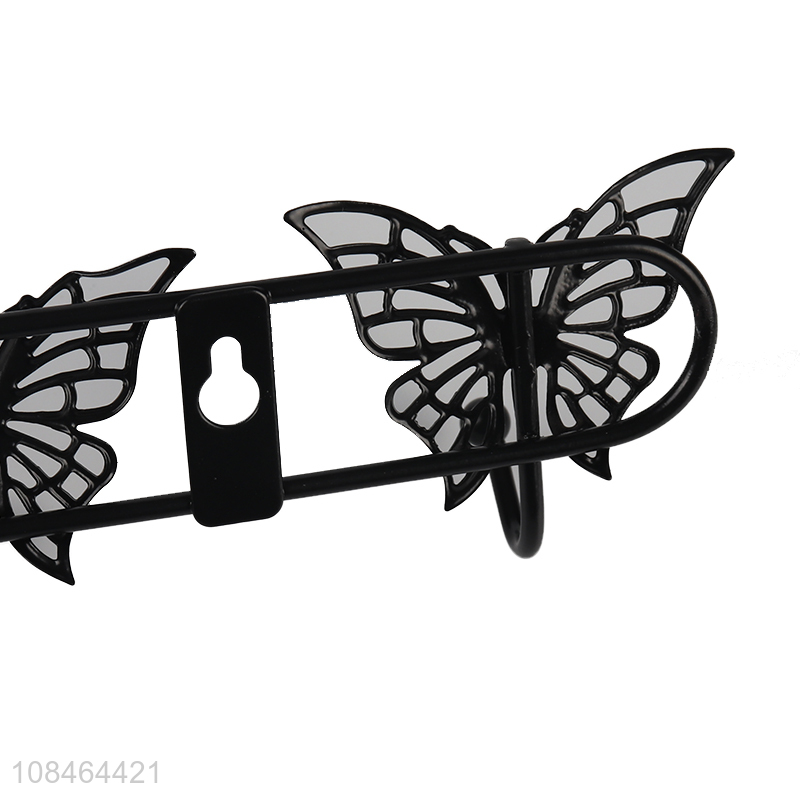 Factory supply butterfly shape wall-mounted hooks for sale