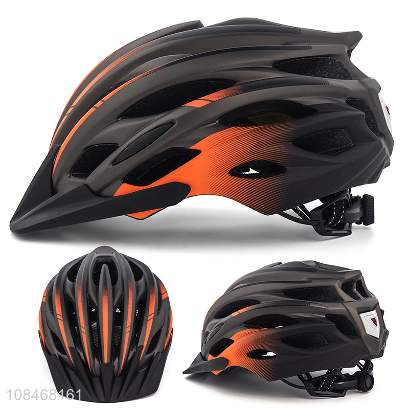 High quality adult mountain bike helmet men women bike helmet with back light