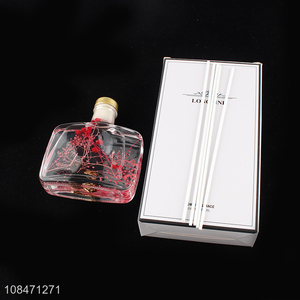 Wholesale from china 200ml reed diffuser oil set with reed stickers