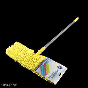 Wholesale household double sided flat mop wet and dry use floor cleaning mop