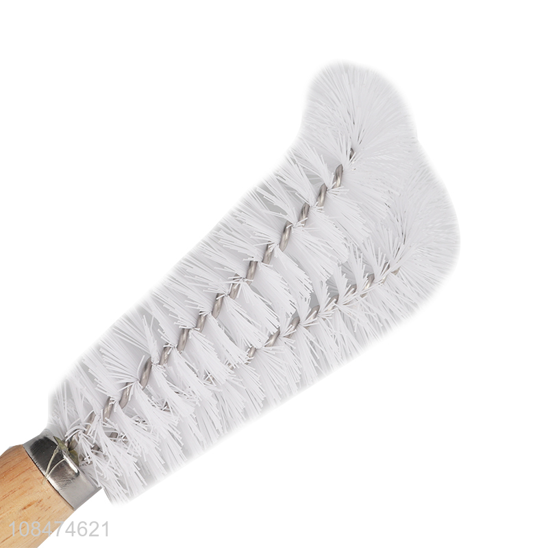 New arrival wooden handle multifunction cleaning brush bottle brush