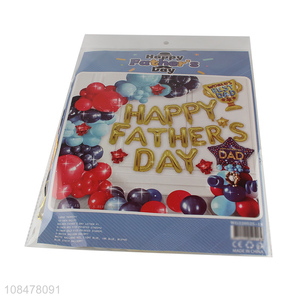 Wholesale happy father's day foil balloons party decoration balloons