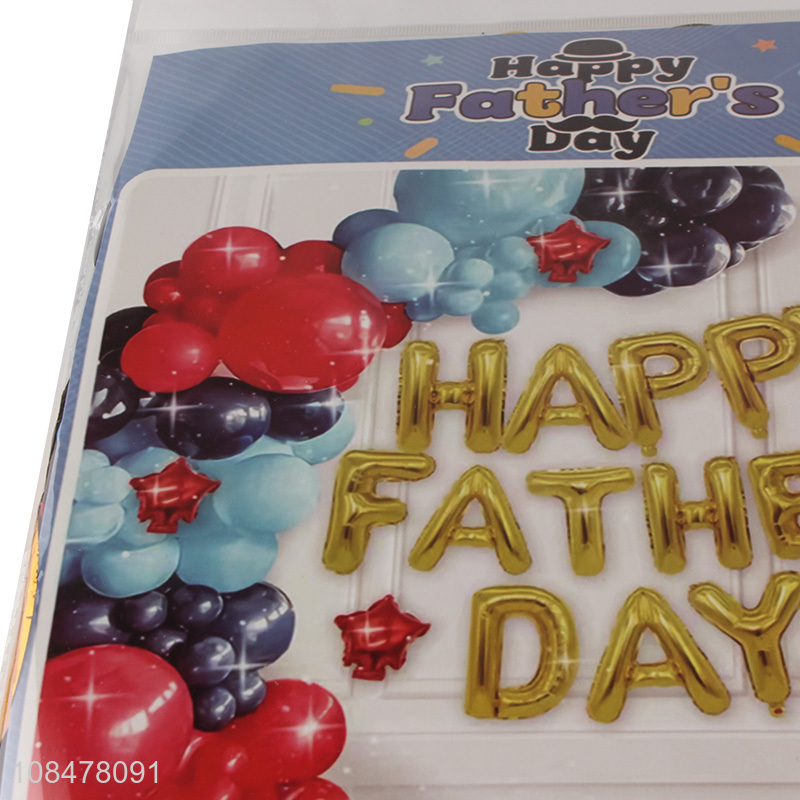 Wholesale happy father's day foil balloons party decoration balloons