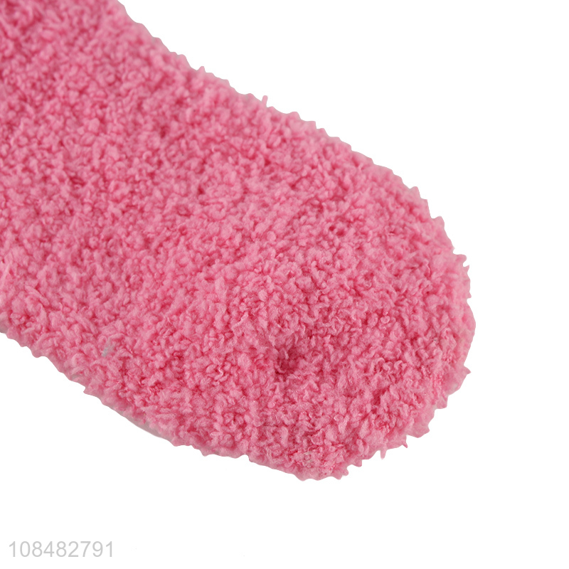 China supplier coral fleece socks comfortable home floor socks