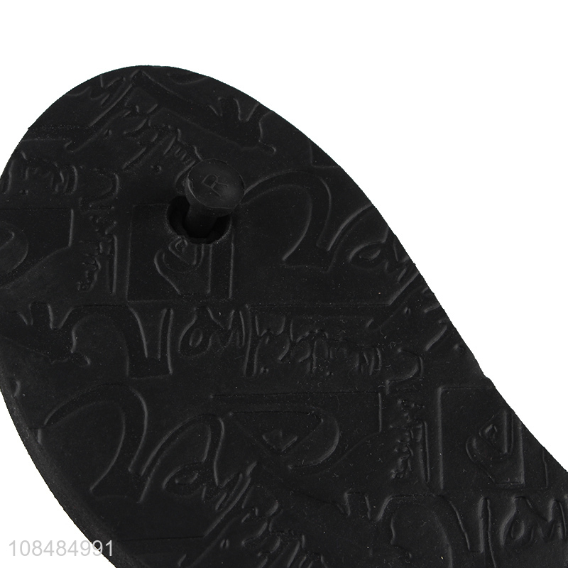 China wholesale printed flip flops men sandals slippers
