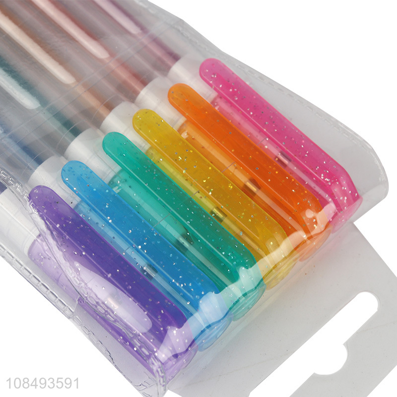 Good wholesale price students gel pen color watercolor pen