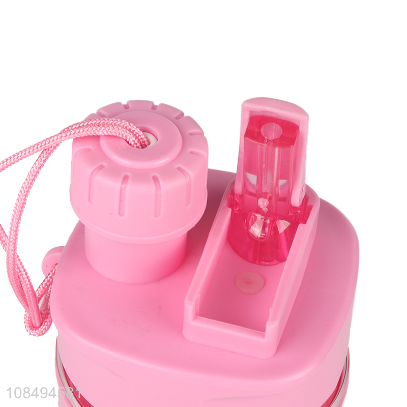 China products pink portable plastic water bottle