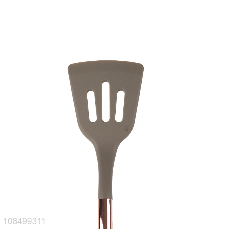 China supplier silicone slotted spatula kitchen utensil