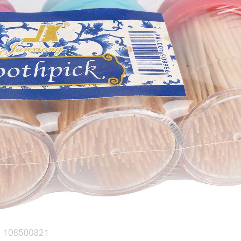 Hot sale 600pcs natural bamboo toothpicks for party, olive, fruit