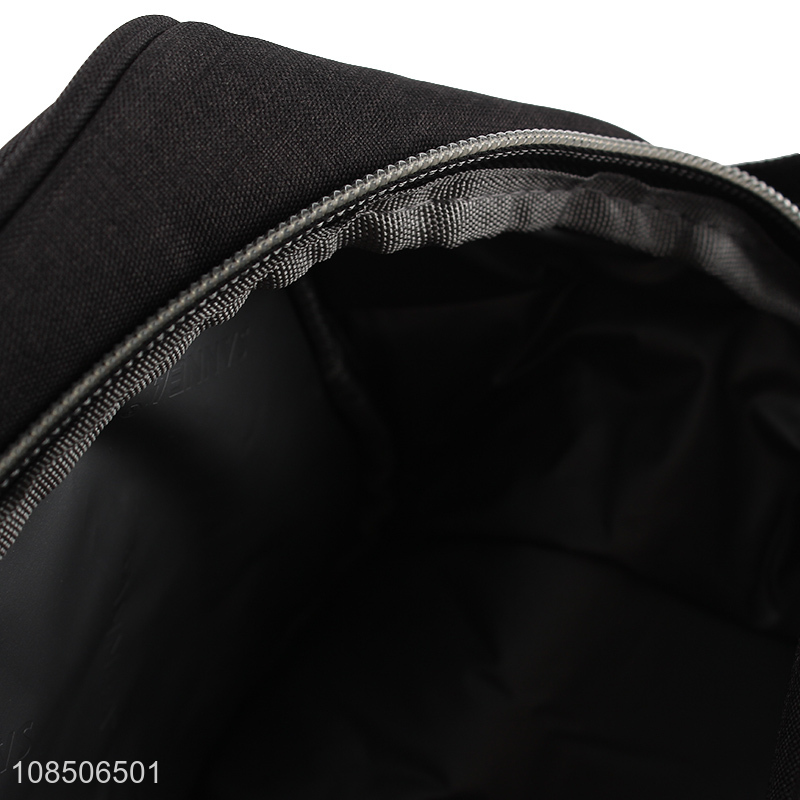 Online wholesale black reusable lunch bag thermal food bags