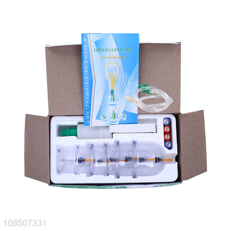 Wholesale 6 cups Chinese acupoint cupping therapy set for cupping massage