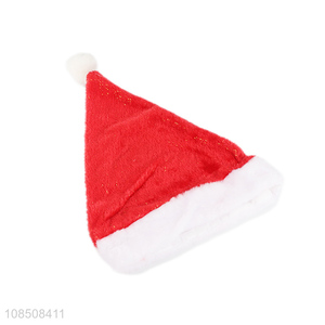 High quality thickened fluffy Christmas hat Santa hat