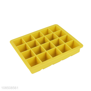 Wholesale 20-cavity flexible silicone ice cube tray for cocktail