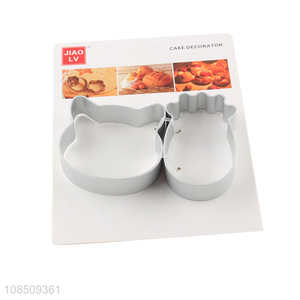 Factory supply household stainless steel baking cookies cutter