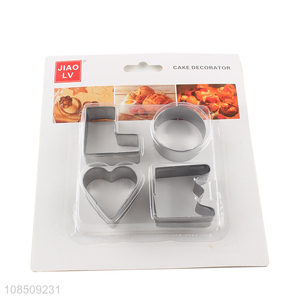 Hot selling stainless steel mini cookies cutter wholesale