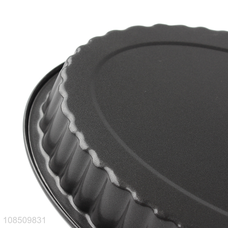 Hot sale oval carbon steel baking pan heavy duty non-stick baking tray