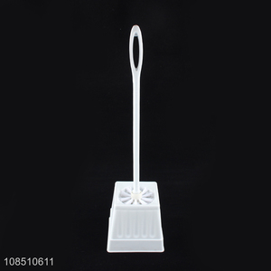 Good quality white plastic bathroom accessories toilet brush