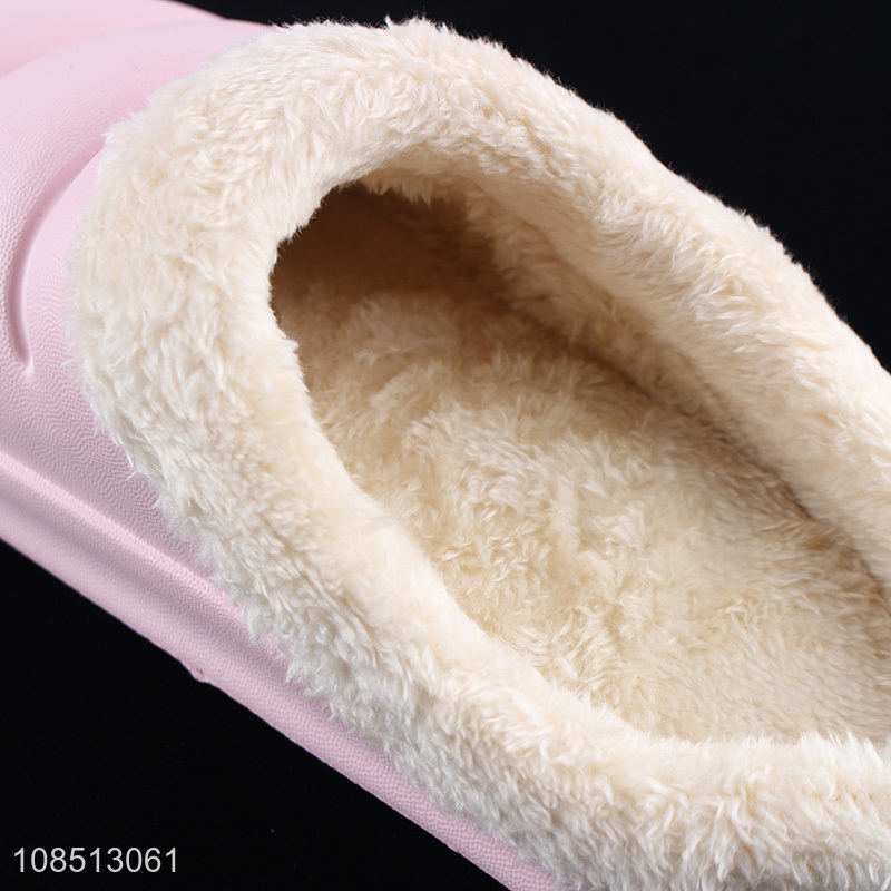 Hot selling women's waterproof winter slippers indoor house slippers