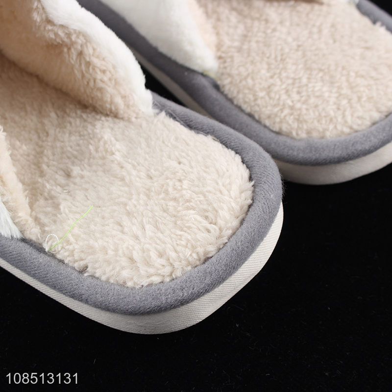 Good price women winter cozy anti-slip house slippers indoor slippers