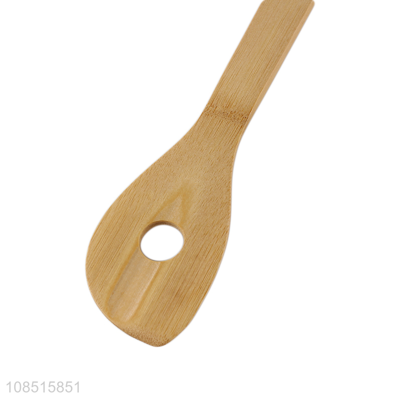 China factory bamboo non-stick spatula cookware with hole