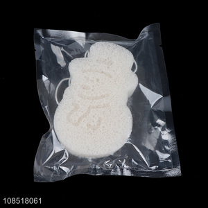 Wholesale konjac sponge power puff face cleansing sponge puff