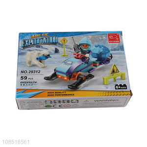 Best selling high performance racing car building block toys