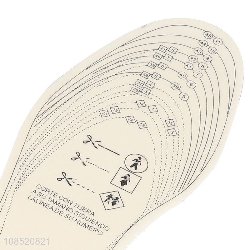 Yiwu factory comfortable walk fit insoles for shoes
