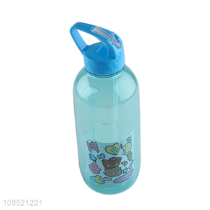 Hot sale 1600ml large capacity space water bottle with silicone straw