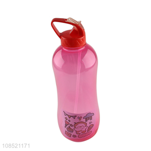 Factory supply 2500ml large capacity space water bottle with straw