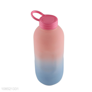 Popular design 1600ml gradient color water bottle space bottle