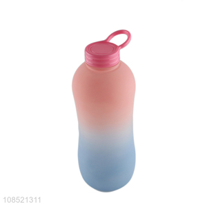 Hot selling 2500ml gradient color water bottle for outdoor sports