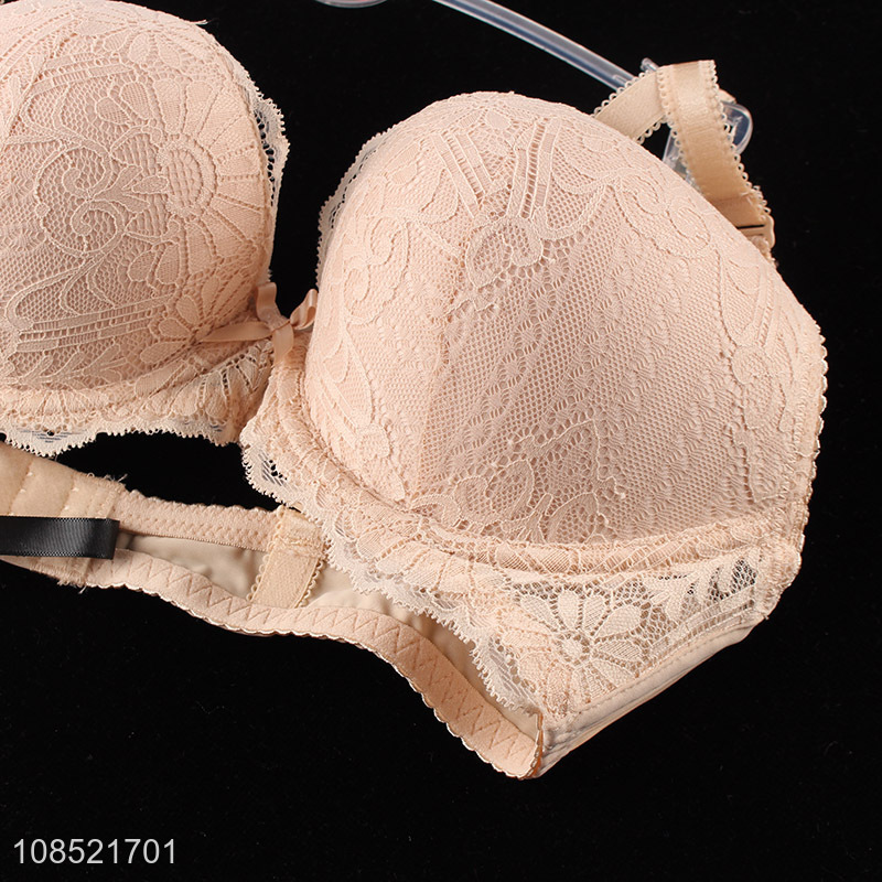 Wholesale women lace push-up bra stylish plus size underwear