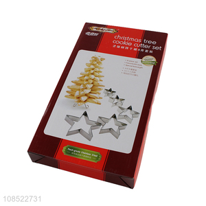 Good price 9pcs/set stainless steel star shape cookies cutters