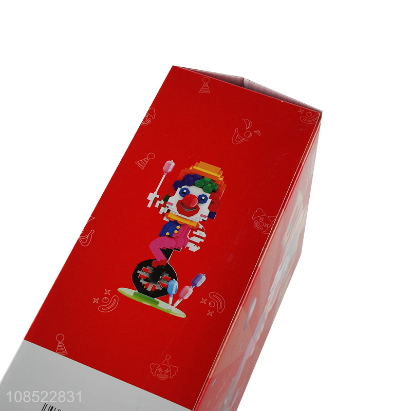 Wholesale educational clown buiding blocks toy for kids age 6+