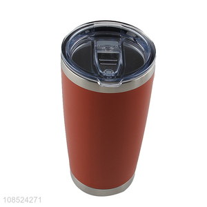 Wholesale 20 oz food grade stainless steel vacuum insulated tumblers with straw