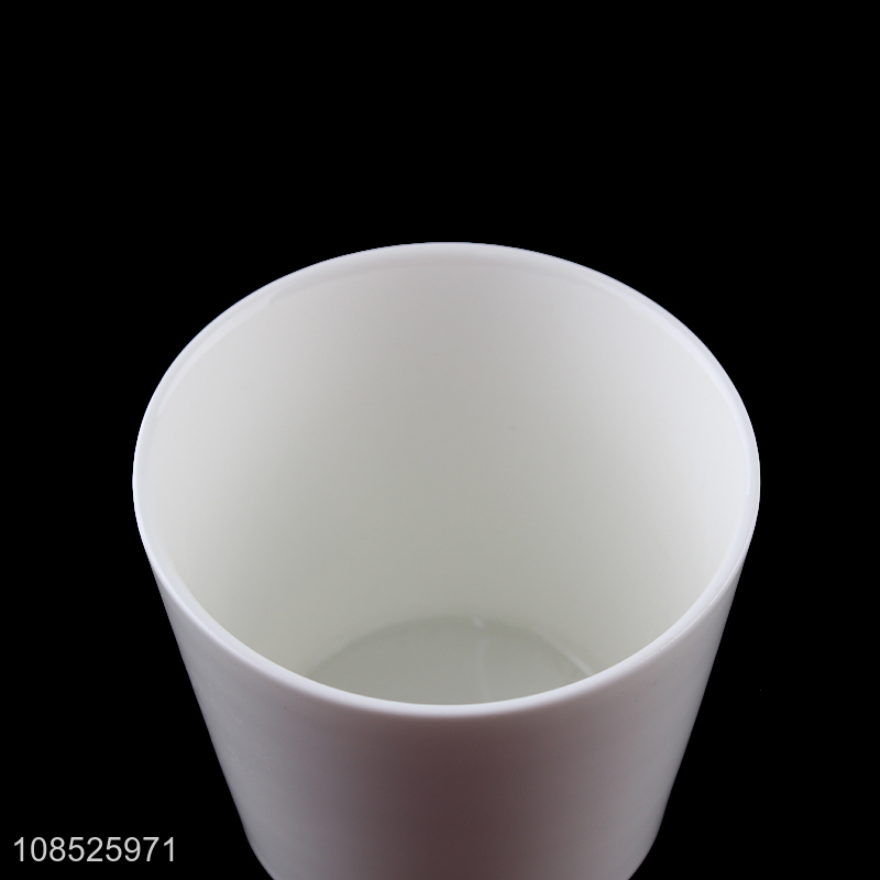 Factory supply plain ceramic drinking cup porcelain tea cup