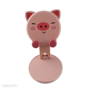 New arrival pink cartoon plastic mobile phone holder