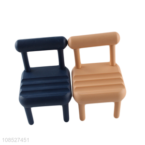 Good price chair shape plastic mobile phone holder for sale