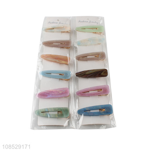 Online wholesale multicolor fashion hairpin hair clips for decoration