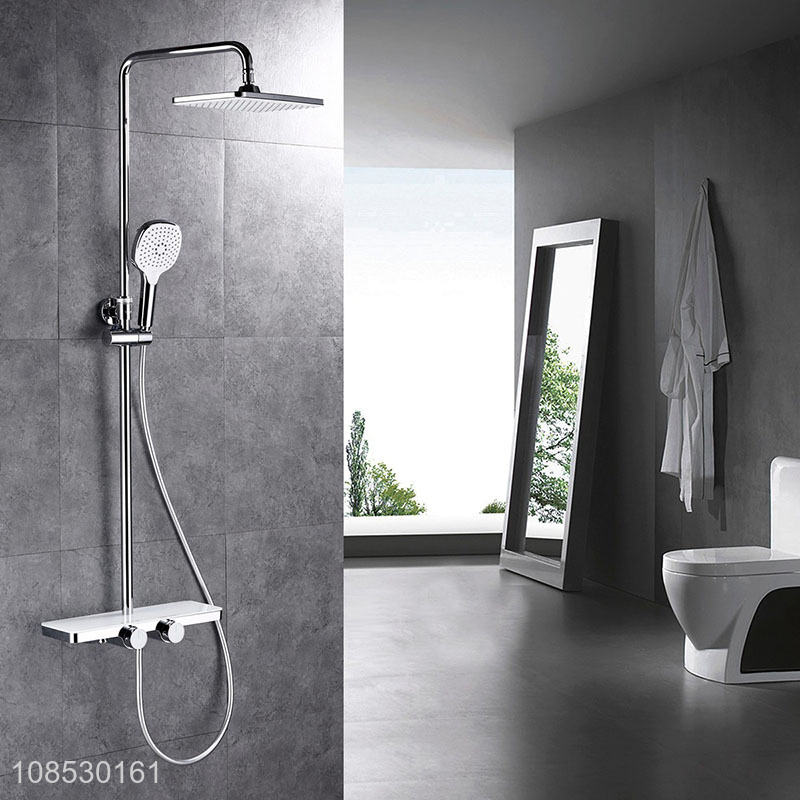 High quality water saving 3-function shower systerm set rainfall shower set