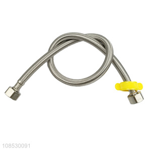 Good quality 304 stainless steel flexible braided double ended hose