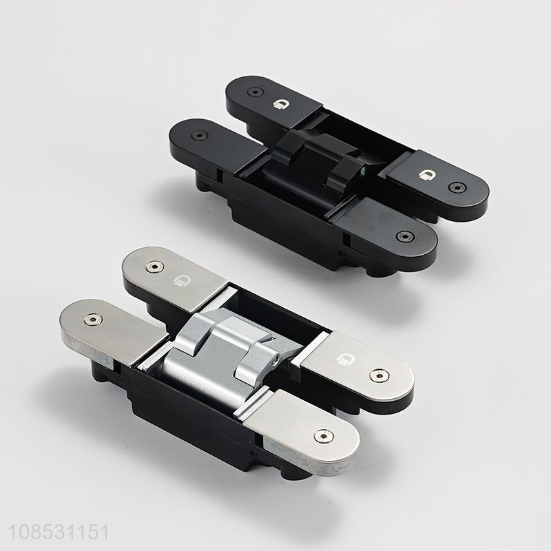 Wholesale heavy duty invisible wooden door hinge adjustable zinc alloy hinge