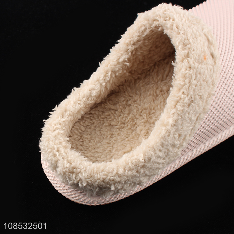 China imports waterproof thick sole winter warm slippers for women