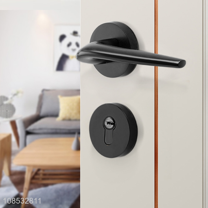 Hot selling simple zinc alloy magnetic suction mute door lock